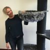 Krabpaal Maine Coon Tower Blackline Dark Grey