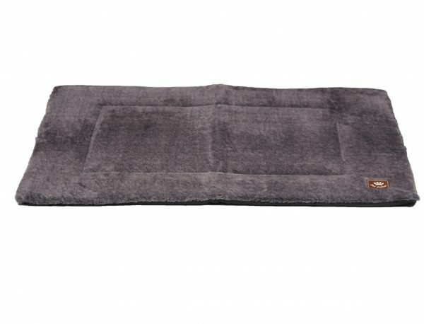 Platte matras Coban donkergrijs 110x73cm