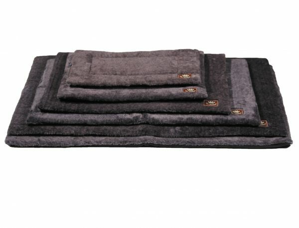 Platte matras Coban donkergrijs 75x52cm