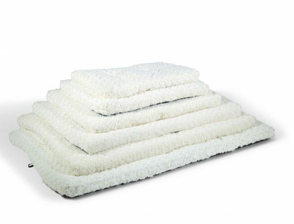 Platte matras crème voor Premium draadkooi 75x52cm