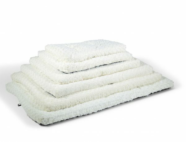 Platte matras crème voor Premium draadkooi 60x45cm