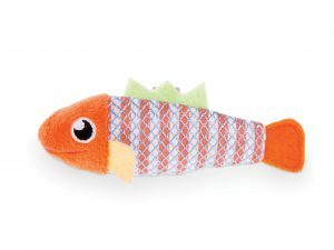 Speelgoed kat vis Stripy 11cm