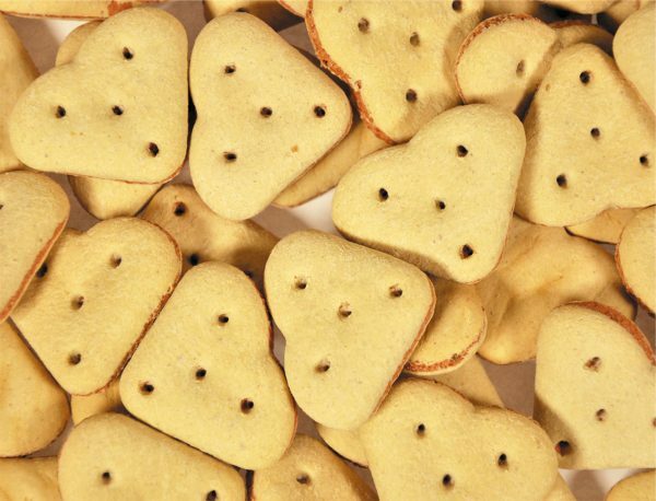 Snack hond Biscuits Duo Hearts 500g