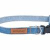 Ami Halsband Denim aanpasb. blauw 25-40cmx15mm M