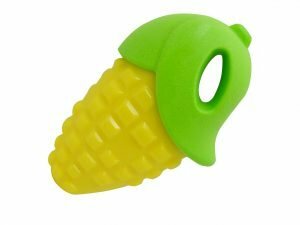Speelgoed hond TPR maïs 13,5 cm popcorn