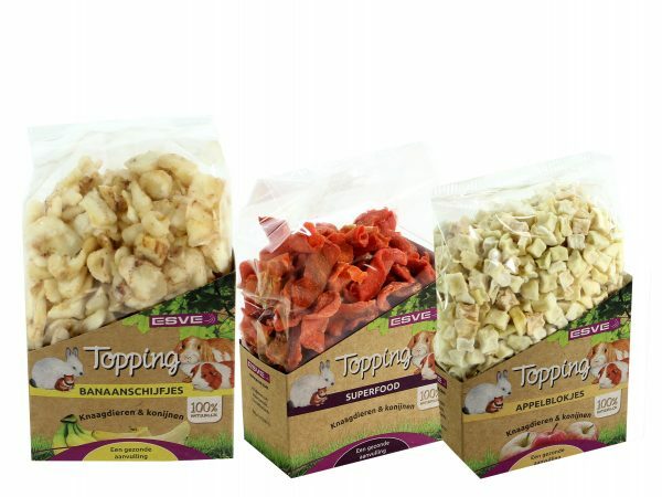 ESVE Topping Wortelschijfjes Knaagdier 125g