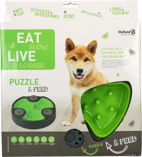 Eat Slow Live Longer Puzzle and Feed Green