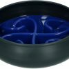 Eat Slow Live Longer Tumble Feeder Blue