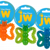 JW Play Place Butterfly Chew Me 7,5 cm