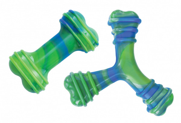 Kong Swirl Bone L 5,7 cm x 19 cm Multicolor