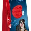 Pet+Me Dog Long Hair Brush Red