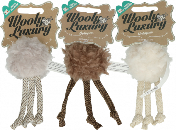Wooly Luxury Octopus White