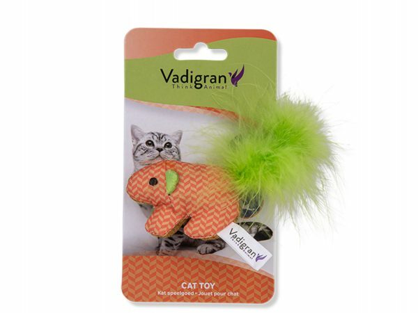 Speelgoed kat Fancy oranje 12cm