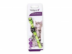 Halsband kat Kitty Cat groen 20-27cmx8mm