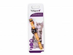 Halsband kat Kitty Cat oranje 20-27cmx8mm