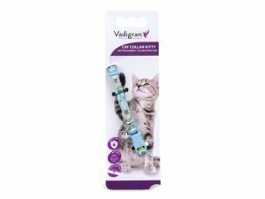 Halsband kat Kitty Cat lichtblauw 20-27cmx8mm