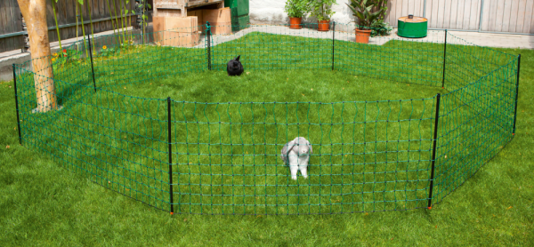 Net afrast konijn 65 cm, enkelpunt 12 m.