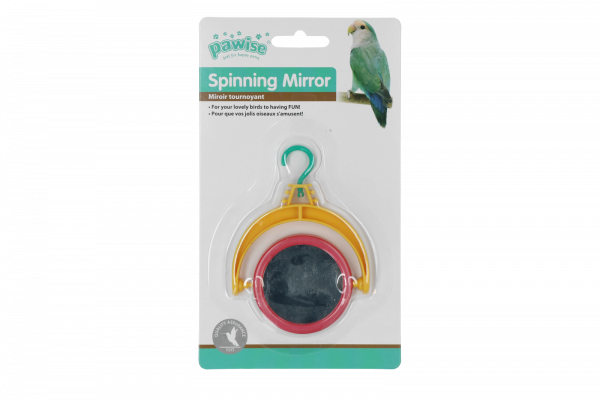 Bird Spinning mirror