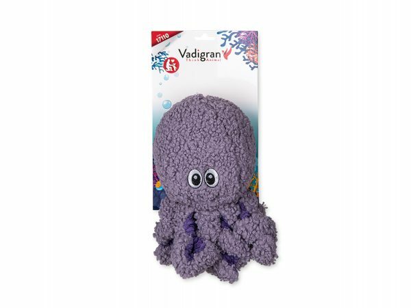 Speelgoed hond pluche Crusty de octopus 26cm