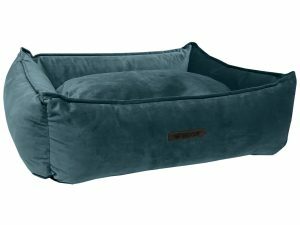 Wooff hondenmand Cocoon Velours Petrol 90x70x22cm
