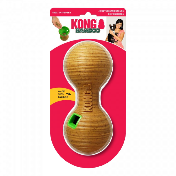 KONG Bamboo Feeder Dumbbell Md