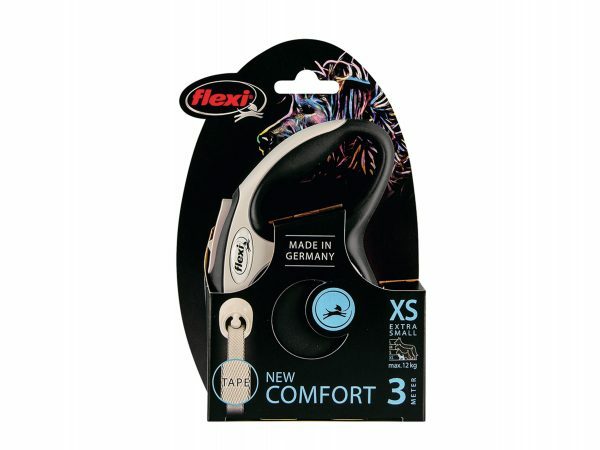 Flexi New Comfort XS (riem 3m) zwart