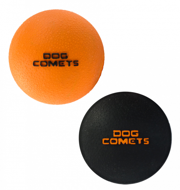 Dog Comets Ball Stardust Oranje S