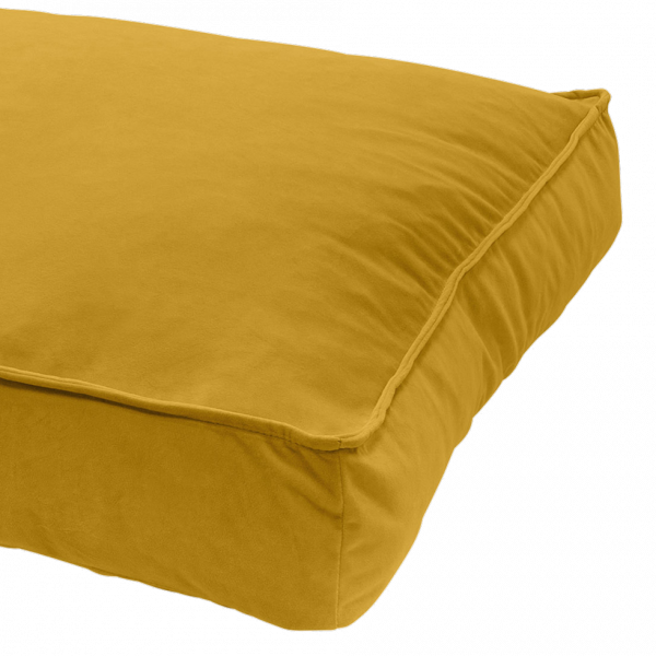 Madison Velours Lounge Cushion Geel S