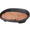 Kussen Snooze lederbruin 52x35cm S