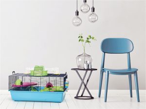 Hamsterkooi  Heaven Metro marineblauw 80x50x38cm