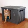 Kattenhuis Villa de Luxe Grijs voor binnen en buiten.