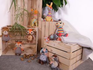 Speelgoed hond pluche Toy box Autumn serie