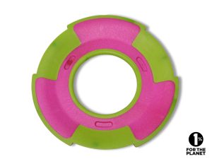 Speelgoed hond TPR Frisbee roze 23cm