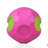 Speelgoed hond TPR bal roze 9cm